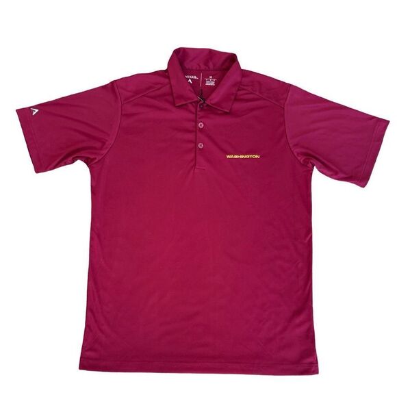 Men's Antigua Cabernet Washington NFL Embroidered Logo Apex Polo Medium NWT - Picture 3 of 11